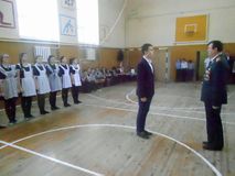 Отделение 11 класса, командир отделения Даниленко В.